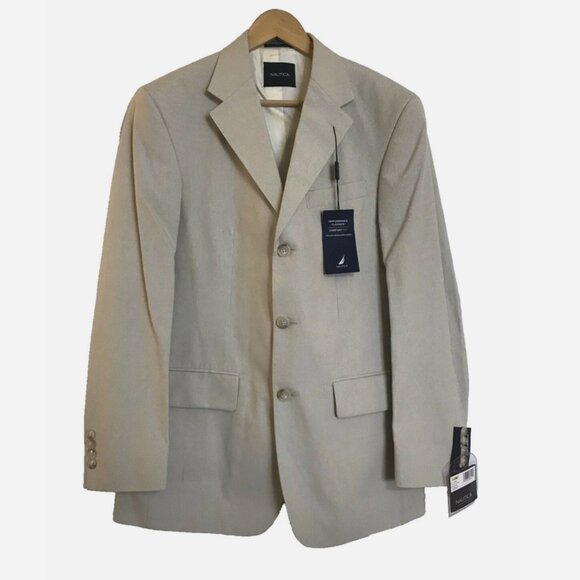 Nautica Other - NAUTICA Tan Blazer NWT 38R Comfort Fit Performance Classics Jacket Sport Coat